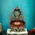 Tamas Brass Handcrafted Ethnic Carved Ganesha Design Brass Decor Urli Bowl  (Golden & Brown) (Pack of 1)